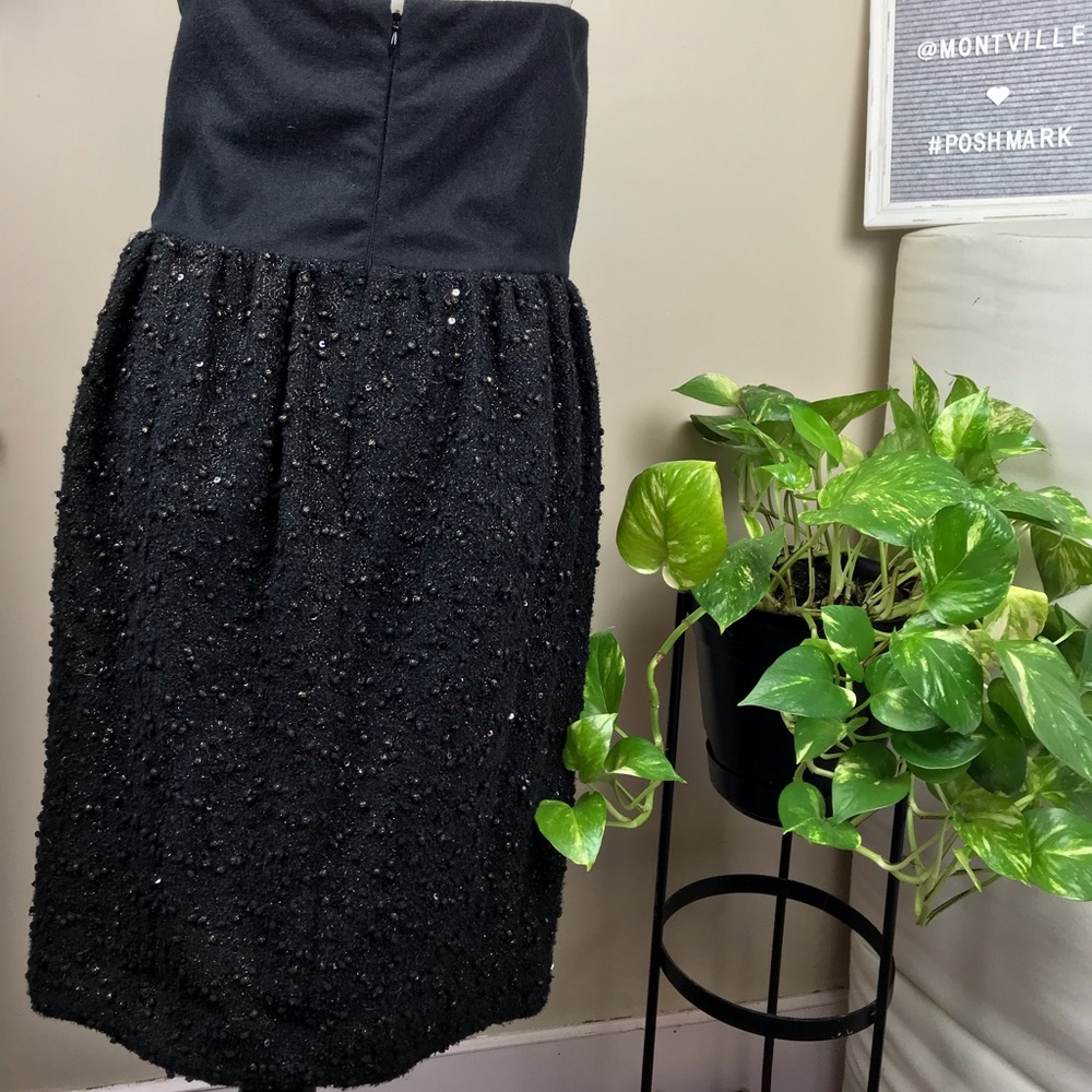 MM Couture By Miss Me Strapless Black Dress Large - Picture 3 of 7
